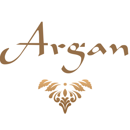 Logo Argan Protein a colori Bianco